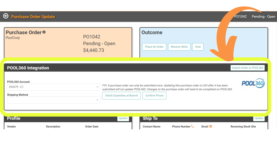 Pool360 & LOU ERP Integration LOU® Powered By Evosus